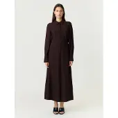 Y.A.S Safera Long Sleeve Long Dress Marron 34 Femme