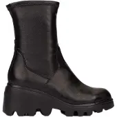 Wonders pour femme. G-7030_5737_5792 Bottines en Cuir Toronto 30 Noir (36), Plat, Fermeture éclair, Casuel