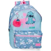Joumma Bags Hearts Stitch Disney Backpack Bleu