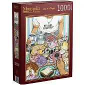 Magnolia Puzzle - 1000 pièces puzzle adulte motif fleurs