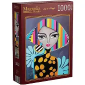 Magnolia Puzzle fille colorée 1000 pièces Puzzle Jouet