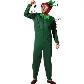 Atosa Flower Halloween Costume Woman Vert 2XL Enfants