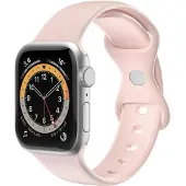 Celly Bracelet pour Apple Watch 38/40/41mm Silicone Rose