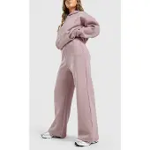 DAILYSZN Pantalon de jogging jambes larges Toasted - Violet, Violet
