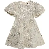 Bardot Junior Robe 'ISABEL' beige / argent