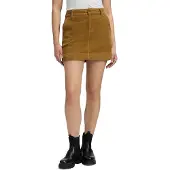 Lee 112385765 Regular Fit Mini Skirt Marron 25 Femme