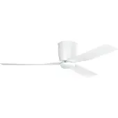Eglo LERICI Ceiling-flush fan w.light milky, Ventilateur, Blanc