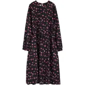 Makia Claire Long Sleeve Long Dress Noir M Femme