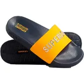 Superdry Code Logo Vegan Slides Jaune EU 42-43 Homme