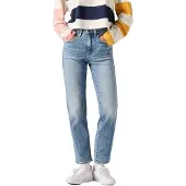 Levi's 724 Straight Med High Waist Jeans Bleu 23 / 32 Femme