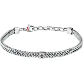 Sector Basic Shiny Chain 19+3 Cm Bracelet Argenté Homme
