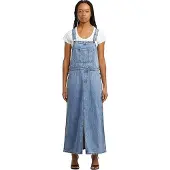 G-Star Skater Maxi Dungaree Sleeveless Dress Bleu 2XS Femme