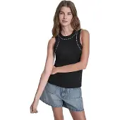 DKNY T-shirt Sans Manches Dome Studs