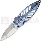 Rike Knife Mini Cicada, bleu