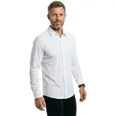 BOSS Roan 10248746 Long Sleeve Shirt Blanc L Homme
