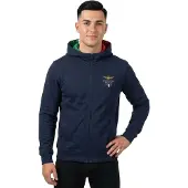 Aeronautica Militare 261fe2097uf00674 Full Zip Sweatshirt Bleu M Homme