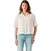 Levi's Harlie Short Sleeve Shirt Blanc M Femme