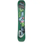 Burton - Snowboard freestyle - Good Company 2027 en Bois - Taille 145 cm - Vert