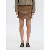 Selected Mini-jupe Femme Marron 38