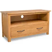vidaXL Armoire TV 90x35x48 cm chêne massif