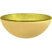 vidaXL Lavabo en verre trempé 30x12 cm Golden