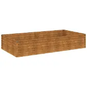 vidaXL Lit surélevé 195x100x36 cm acier corten