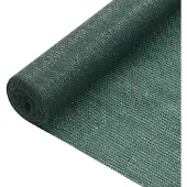 vidaXL Panneau de clôture vert 1x50 m HDPE 75 g/m