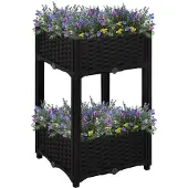 vidaXL Hochbeet 40x40x71 cm Polypropylen