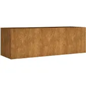 vidaXL Lit surélevé 120x40x40 cm acier corten