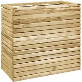 vidaXL Lit surélevé 100x50x100 cm Bois de pin imprégné
