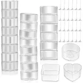 OEM Lot en plastique comprenant 30 lustres et 100 bougeoirs