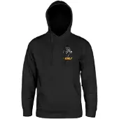 Powell Peralta Sk8board Skeleton Mid Weight Hoodie Noir L Homme