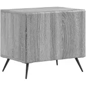 vidaXL : Meuble TV Sonoma, gris, en panneaux de particules
