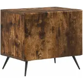 vidaXL Meuble TV en bois imitation chêne fumé