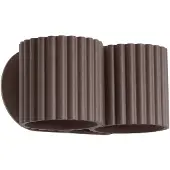 Sollux Applique AURA 2 marron G9 2xG9 8W aluminium 10x12x21cm Lighting