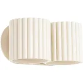 Sollux Applique AURA 2 beige G9 2xG9 8W aluminium 10x12x21cm Lighting