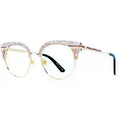 Gucci Gg0285o-003 52/19/150 Woman Glasses Doré Femme