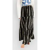 Roxy Sweetwater Crep Skirt Noir L Femme