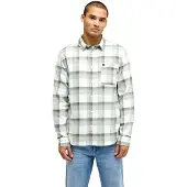 Quiksilver Motherfly Plaid Long Sleeve Shirt Vert L Homme