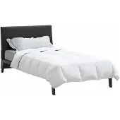 vidaXL Couverture de lit 155 x 220 cm, idéale pour le printemps et l'automne, en duvet, de couleur blanche, respirante