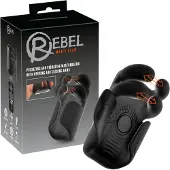 Rebel - masturbateur vibrant à pulsations (noir)
