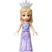 LEGO Minifigurine Glinda - Mini-poupée, robe lavande, couronne (wck027) – neuve