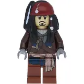 LEGO Minifigurine Capitaine Jack Sparrow, Voodoo – Pirates des Caraïbes (référence poc029) – neuve
