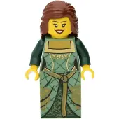LEGO Minifigurine : Princesse verte – Château (cas503) – neuve