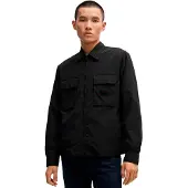 HUGO Eselio 10261114 Long Sleeve Shirt Noir M Homme