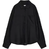Makia Lilia Long Sleeve Shirt Noir L Femme