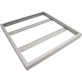 SOLAR PLUS PBYG-RAMME, PANNEAU LED 598 × 598 × 50, BLANC