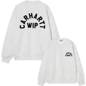 Carhartt WIP Sweat-shirt gris chiné / noir