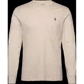 Ralph Lauren T-Shirt beige chiné / chocolat