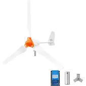 Vevor Éolienne 24 V 1200 W Kit Générateur Éolien Contrôleur Éolien-solaire